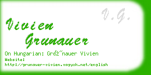 vivien grunauer business card